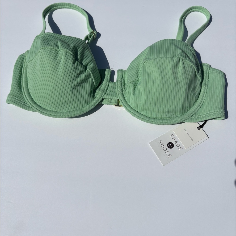 Shade & Shore Green T-Shirt Bra with Underwire